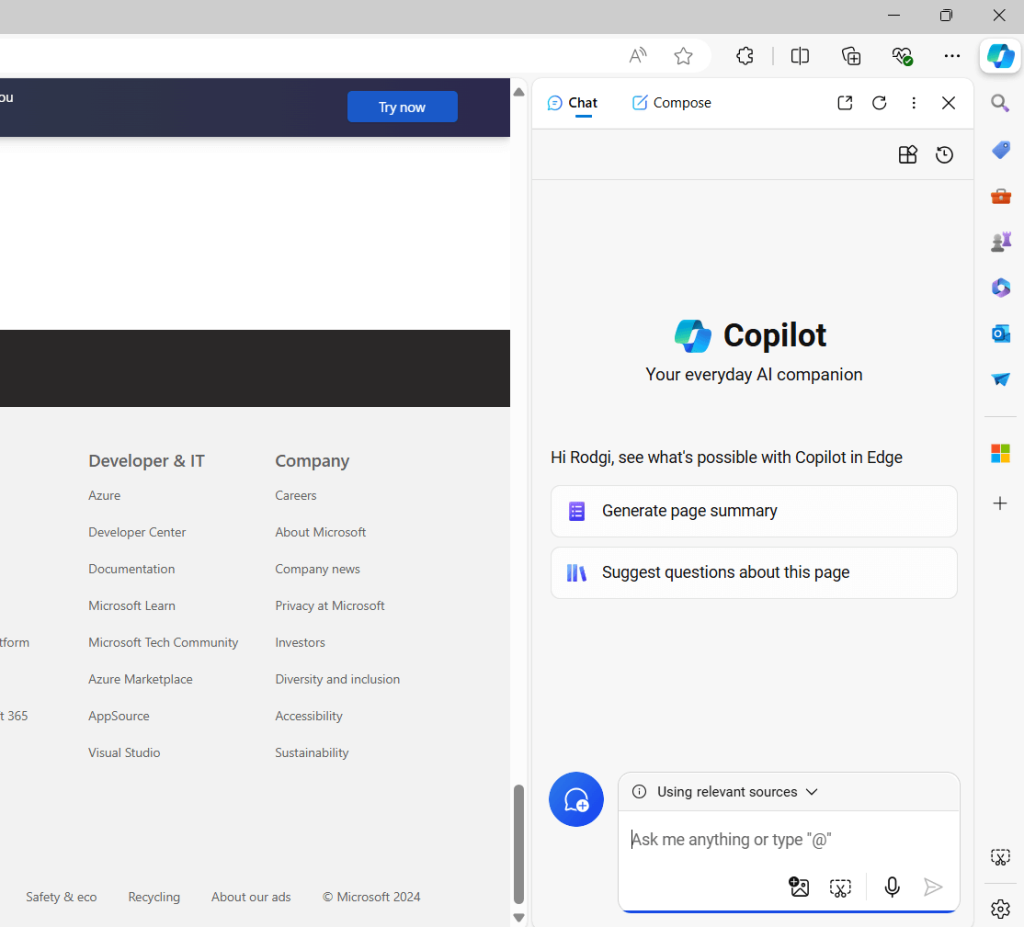 Copilot in Edge | Getting Ready with Copilot | TechOnsite