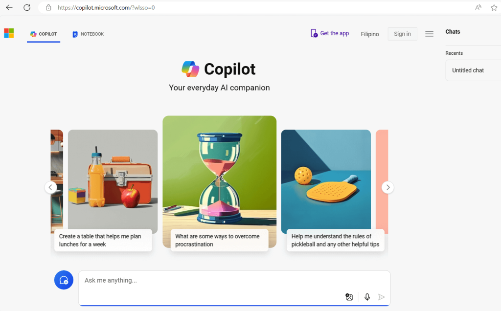 Copilot on Web | Getting Started with Copilot | TechOnsite